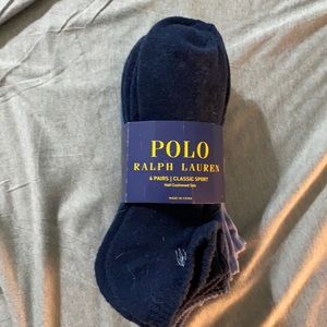 NWT Men’s Polo Ralph Lauren Low Cut Socks